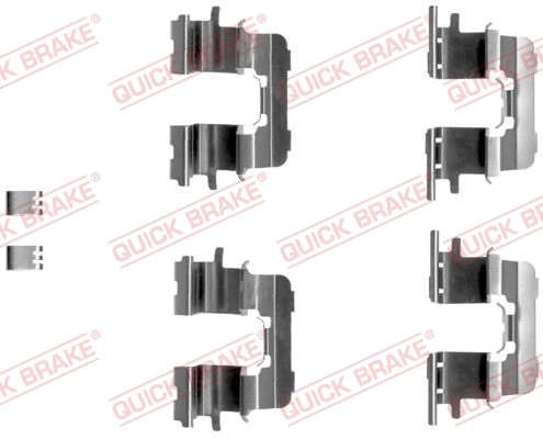 Accessory Kit, disc brake pad